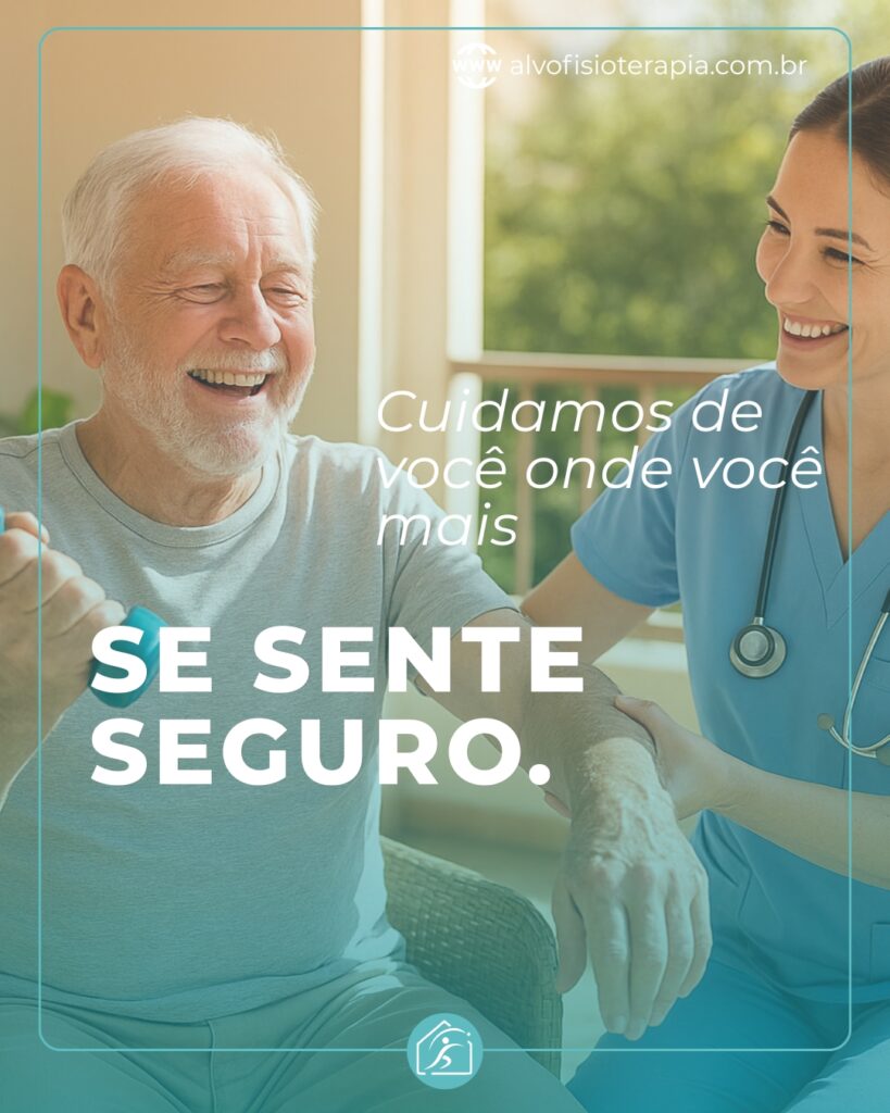 fisioterapeuta domiciliar BH homem feliz fazendo exercicios